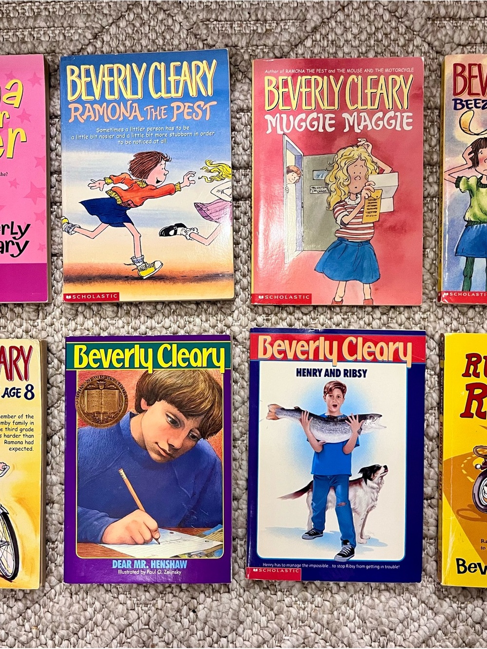 Vintage Beverly Clearly Paperbook Book lot of 8
